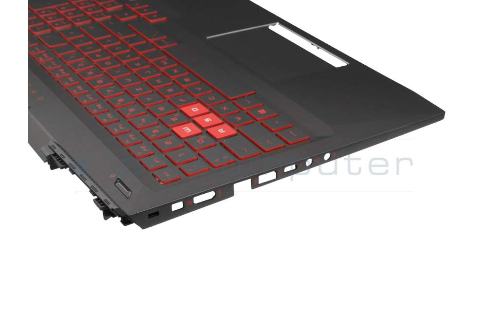 Keyboard Incl Topcase De German Black Black With Backlight Original Suitable For Hp Omen 15 Ce000 Series Battery Power Supply Display Etc Laptop Repair Shop