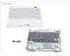 Fujitsu CP846867-XX UPPER ASSY W/ KB WHITE E EURO. W/ PV