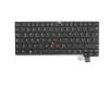 01EP480 original Lenovo keyboard DE (german) black/black with backlight and mouse-stick