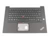 01YU775 original Lenovo keyboard incl. topcase DE (german) black/black with backlight and mouse-stick