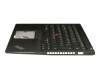 02HM321 original Lenovo keyboard incl. topcase DE (german) black/black with backlight and mouse-stick