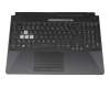 04060-01200300 original Asus keyboard DE (german) black/transparent with backlight