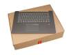 0A869000 original Lenovo keyboard incl. topcase DE (german) grey/grey with backlight