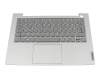 0BJ0892 original Lenovo keyboard incl. topcase DE (german) grey/grey with backlight