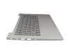 0BJ0892 original Lenovo keyboard incl. topcase DE (german) grey/grey with backlight