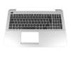 0KN0-R31GE23 original Asus keyboard incl. topcase DE (german) black/silver