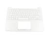 0KN0-RS2GE12 original Pega keyboard incl. topcase DE (german) white/white