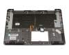 0KN0-UQ2UI13 original Pegatron keyboard incl. topcase US (english) black/grey with backlight