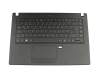 0KN1-092GE13 original Acer keyboard incl. topcase DE (german) black/black with backlight