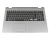 0KN1-0A1GE22 original Pega keyboard incl. topcase DE (german) black/silver