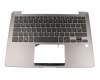 0KN1-3J1GE13 original Asus keyboard incl. topcase DE (german) black/grey with backlight