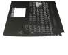 0KN1-5J2GE11 original Pega keyboard incl. topcase DE (german) black/black with backlight