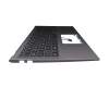 0KN1-732GE11 original Asus keyboard incl. topcase DE (german) black/grey