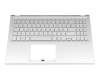 0KN1-734GE original Asus keyboard incl. topcase DE (german) silver/silver