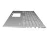 0KN1-734GE original Asus keyboard incl. topcase DE (german) silver/silver