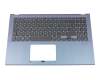 0KNB0-5113GE00 original Asus keyboard incl. topcase DE (german) black/blue