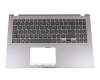 0KNB0-5117GR00 original Asus keyboard incl. topcase GR (greek) black/grey