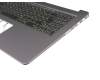 0KNB0-5605GE00 original Asus keyboard incl. topcase DE (german) black/grey with backlight