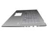 0KNB0-561CGE00 original Asus keyboard incl. topcase DE (german) silver/silver with backlight