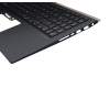 0KNB0-563AGE00 original Asus keyboard incl. topcase DE (german) blue/blue with backlight