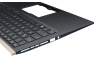 0KNB0-563AGE00 original Asus keyboard incl. topcase DE (german) blue/blue with backlight