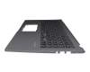 0KNB0-6117GE00 original Asus keyboard incl. topcase DE (german) black/grey