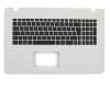 0KNB0-612HGE00 original Asus keyboard incl. topcase DE (german) black/white