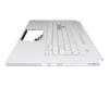 0KNR0-261DGE00 original Asus keyboard incl. topcase DE (german) white/white with backlight