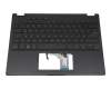 0KNR0-261GE00 original Asus keyboard incl. topcase DE (german) black/black with backlight