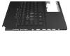 0KNR0-6612GE00 original Asus keyboard incl. topcase DE (german) black/black with backlight