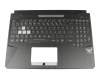 0KNR0-661BGE00 original Asus keyboard incl. topcase DE (german) black/black with backlight