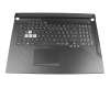 0KNR0-661LGE00 original Asus keyboard incl. topcase DE (german) black/black with backlight - without keystone slot -