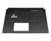 0KNR0-6910GE00 original Asus keyboard incl. topcase DE (german) black/transparent/grey with backlight