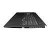 0KNR0-6919GE00 original Asus keyboard incl. topcase DE (german) black/transparent/black with backlight