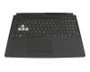 0KNR0-691BGE00 original Asus keyboard incl. topcase DE (german) black/black with backlight