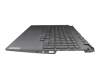 0N7K original Lenovo keyboard incl. topcase US (english) grey/grey with backlight