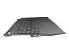 0N7K original Lenovo keyboard incl. topcase US (english) grey/grey with backlight