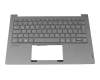 5CB1D66573 original Lenovo keyboard incl. topcase DE (german) grey/grey with backlight