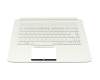 6B.C4HN1.009 original Acer keyboard incl. topcase DE (german) white/white with backlight