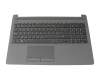 L50000-051 original HP keyboard incl. topcase FR (french) black/black