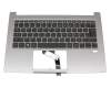 102-016M2LHA03 original Acer keyboard incl. topcase DE (german) black/grey with backlight