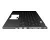 122114-061 original Asus keyboard incl. topcase DE (german) black/grey with backlight