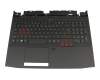 13N0-EXA0311 original Acer keyboard incl. topcase DE (german) black/black with backlight