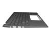 13N1-A0A0101 original Asus keyboard incl. topcase DE (german) grey/grey with backlight (Gun Metal Grey)