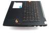 13NB0CQXP06X11 original Asus keyboard incl. topcase DE (german) black/black with backlight