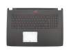 13NB0FV0M06011 original Asus keyboard incl. topcase DE (german) black/black with backlight