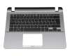 13NB0HP1P04111 original Asus keyboard incl. topcase DE (german) black/silver