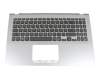 13NB0IA2P03012-2 original Asus keyboard incl. topcase DE (german) black/silver with backlight