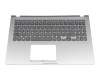 13NB0MZ1P0 original Asus keyboard incl. topcase DE (german) white/silver