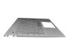 14167/1042912 original HP keyboard incl. topcase DE (german) silver/black